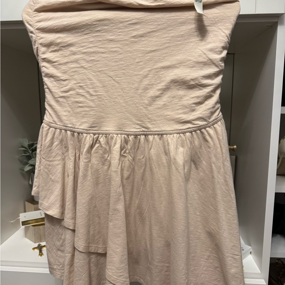 Elegant Cream Mini Dress